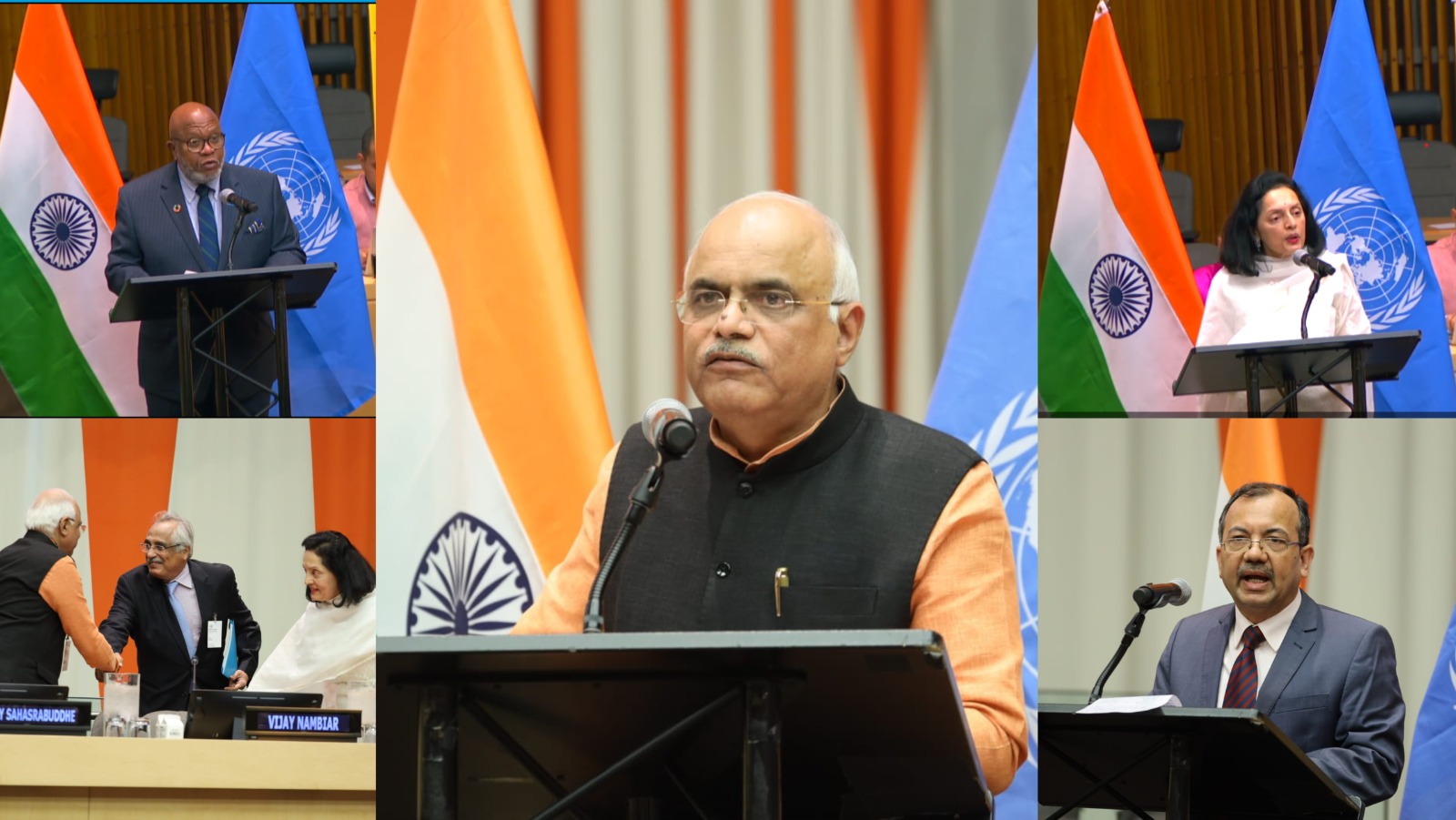 10 अक्टूबर 2023 को, ICCR और संयुक्त राष्ट्र (UN) में भारत के स्थायी मिशन ने संयुक्त राष्ट्र मुख्यालय, NY, US में 'वसुधैव कुटुंबकम' पर एक अंतर्राष्ट्रीय सम्मेलन का आयोजन किया।