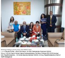 आईसीसीआर विशिष्ट आगंतुक कार्यक्रम 2021-22 के तहत एंटानानारिवो (मेडागास्कर) की शहरी नगर पालिका के महापौर महामहिम श्री नैना एंड्रियंटिटोहैना की 07-15 नवंबर 2021 तक भारत की यात्रा।