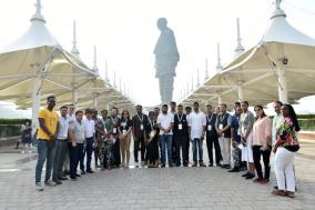 आईसीसीआर के जेन-नेक्स्ट डेमोक्रेसी नेटवर्क के तहत भारत आने वाले युवा नेताओं ने स्टैच्यू ऑफ यूनिटी का यादगार दौरा किया, उन्होंने एक निर्देशित दौरे का आनंद लिया और घर ले जाने के लिए कुछ अद्भुत यादें थीं!