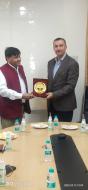 Dr. Haval Abubaker with Prof. Pramod Kumar, Indian Institute of Mass Communication