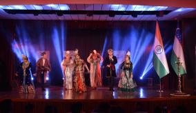 Dance performance by “Lazgi group from Uzbekistan on 3 April 2022 at ICCR Auditorium, Azad Bhavan, New Delhi