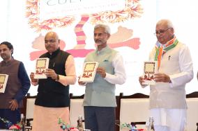 Book Release Ceremony  "Connecting through Culture- An Overview of India's Soft power Strengths" on 13th July, 2022 at the Sushma Swaraj Bhawan, New Delhi