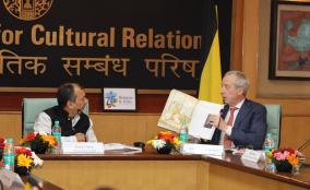 Presentation Ceremony of the book “The Private Travels to India of Heirs of the Belgium Throne” July 18, 2022.