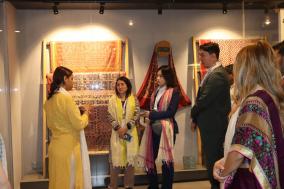 Since time immemorial, Indian crafts and handicrafts served as an integral part of Indian culture.  A peek into today's visit by ICCR's 18 delegates from 6 democratic countries to the National Crafts Museum & Hastkala Academy, New Delhi.