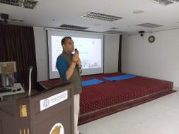 Lecture Demonstration on Yoga for a Healthy Heart and Brain by Mr. Sanjiv Chaturvedi, Yoga Trainer & SVCC Yoga Volunteer at SVCC Bangkok