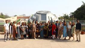 आईसीसीआर के हिंदी आगंतुक कार्यक्रम के तहत भारत आने वाले 13 देशों के 31 हिंदी भाषी प्रतिनिधियों ने पीएम संग्रहालय का दौरा किया