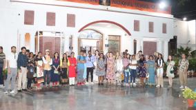 यहां 13 देशों के 31 हिंदी भाषी प्रतिनिधियों की एनएसडी_इंडिया की यात्रा की कुछ झलकियां दी गई हैं