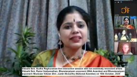 "देवी स्तुति" - विदुषी श्रीमती सुधा रघुरामन द्वारा एक कर्नाटक संगीत कार्यक्रम चित्र 5