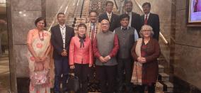 श्री अखिलेश मिश्रा, महानिदेशक, आईसीसीआर द्वारा प्रो. क्वी योंगहुई, सिचुआन विश्वविद्यालय, चेंगदू, चीन के सम्मान में नई दिल्ली में आयोजित रात्रिभोज