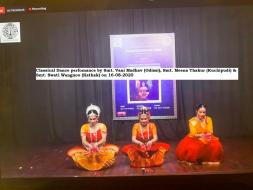 Classical Dance Performance by Smt. Vani Madhav (Oddisi), Smt. Meena Thakur (Kuchipudi) & Smt. Swati Wangnoo (Kathak) on 16-08-2020.