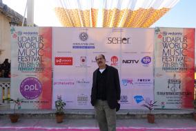  Klaus Larres, Distinguished Professor, North Carolina University, Chapel Hill, USA attended Udaipur World Musicc Festival at Udaipur, Rajasthan