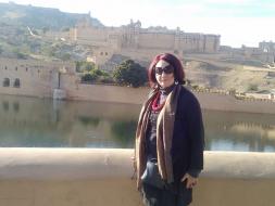 Ms. Marisol Schulz Manaut, Director General of the International Book Fair of Guadalajara, Mexico to India under Academic Visitor Programme is visiting to Amer Fort, Jaipur on 24 January 2020