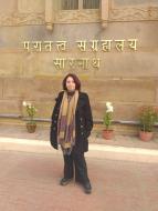 Ms. Marisol Schulz Manaut, Director General of the International Book Fair of Guadalajara, Mexico to India under Academic Visitor Programme is visiting to Archaeological Museum in Sarnath, Varanasi  on 28 January 2020