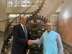 श्री अखिलेश मिश्रा ने एंब जोस ब्लैंको, उप मंत्री, द्विपक्षीय विदेश नीति, डोमिनिकन गणराज्य से आईसीसीआर, आजाद भवन, नई दिल्ली में मुलाकात की