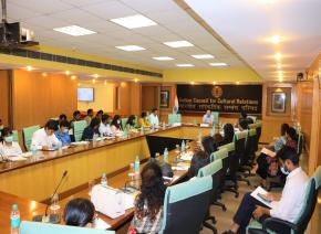 IFS Trainees during the briefing Session in ICCR