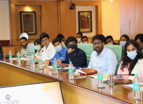  IFS Trainees during the Induction Training Programme Session at ICCR